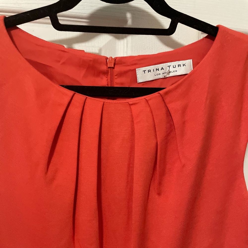 SOLD- Trina Turk salmon dress, Sz 8. Never worn. Priced to sell!